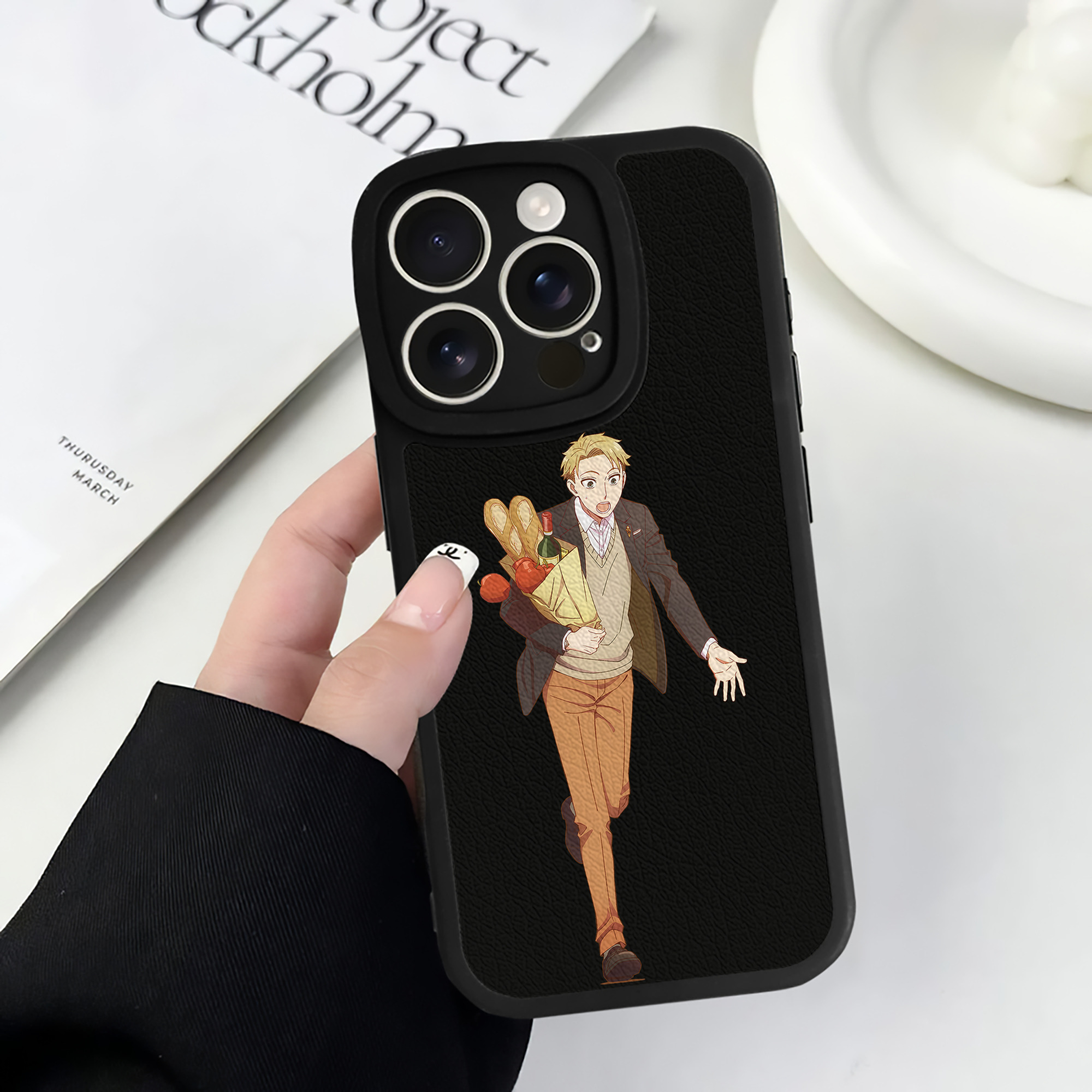 （画像用） SPY×FAMILY间谍家家酒 【iPhone 16シリーズ対応】シリコンスマホケース（レザー調） 材質：シリコン